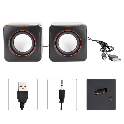 Mini cube usb - stereo, jack