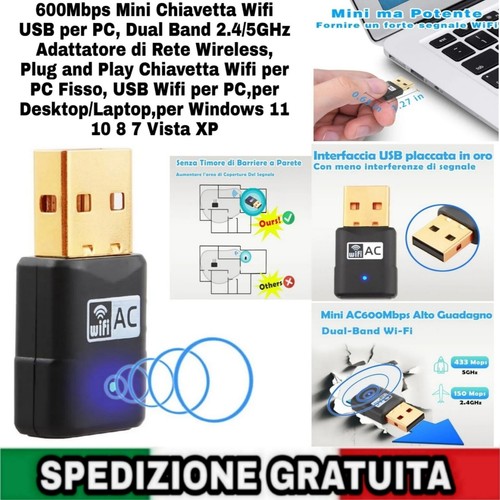 600mbps mini chiavetta wifi - mini,
